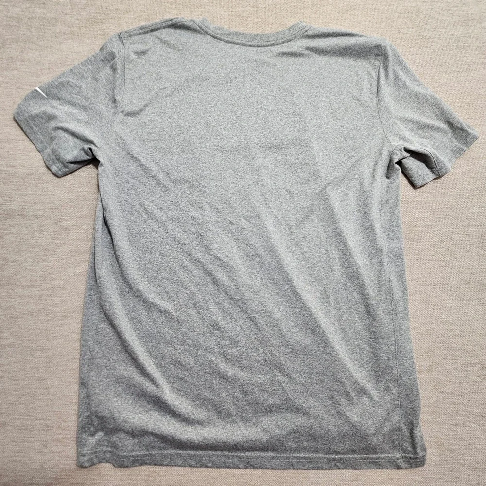 Nike T-Shirt Men Large Gray Kansas City Chiefs Property Of NFL Dri-FIT Tee
